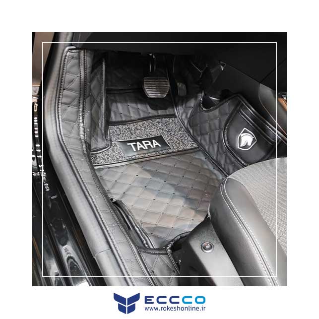 کفپوش پنج بعدی VIP چرم گلدوزی تارا برند eccco