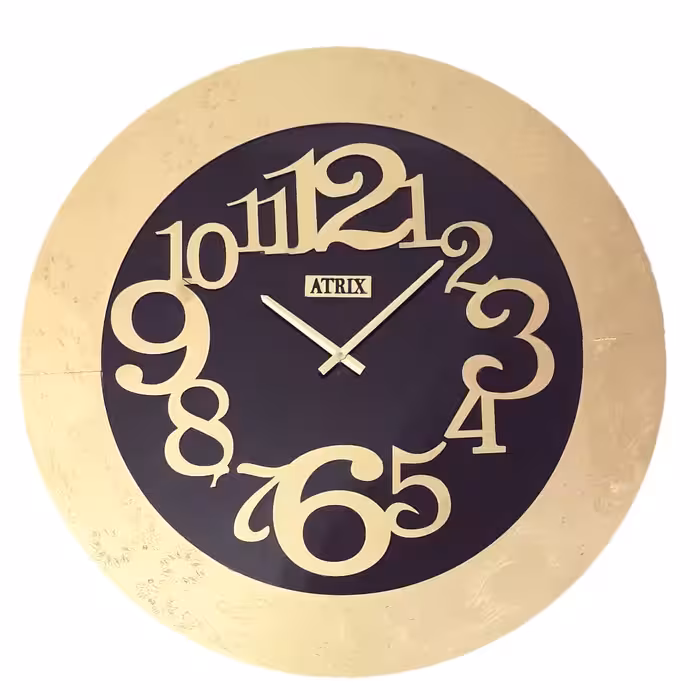 ساعت دیواری آتریکس مدل چوبی کلاسیک کد c01