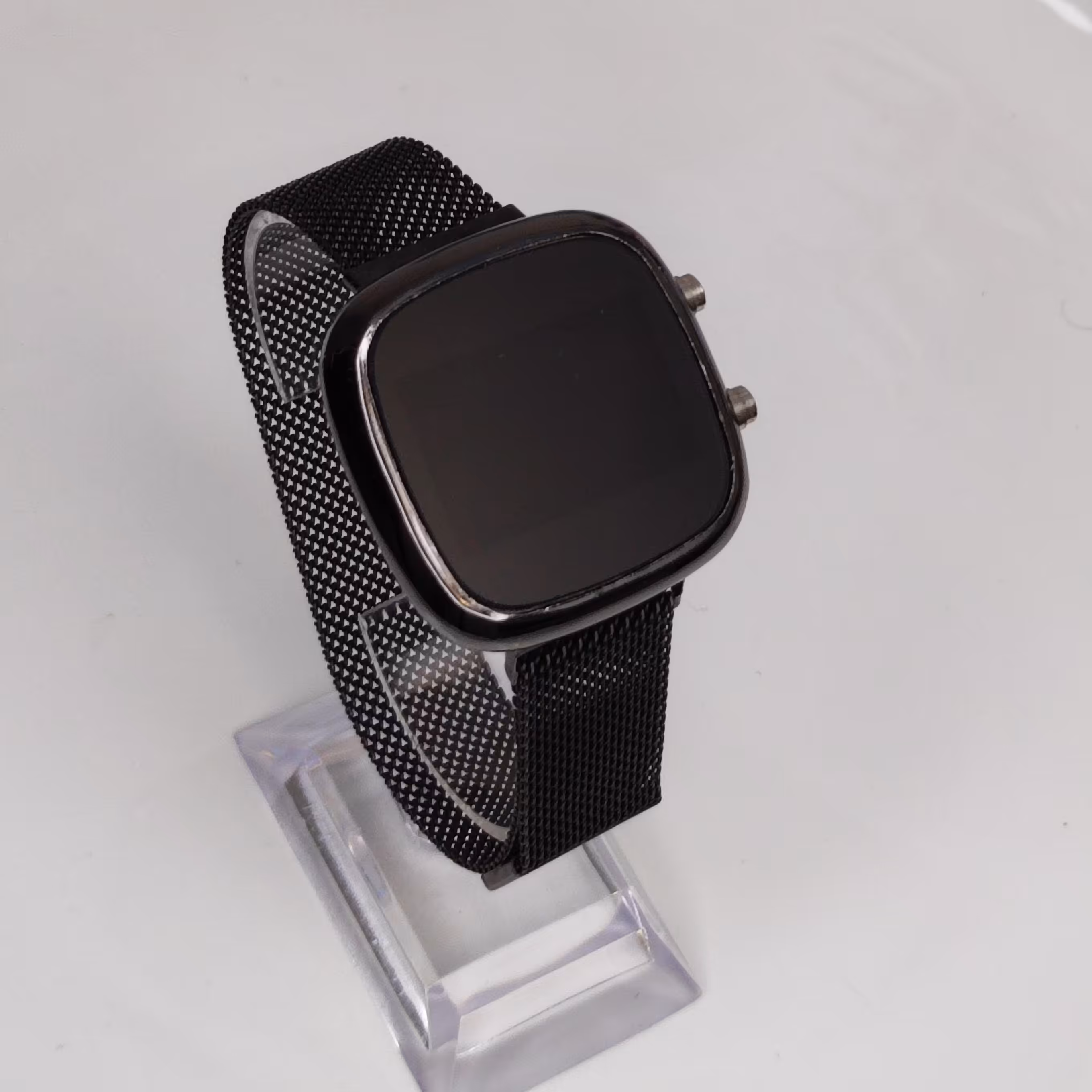 ساعت طرح اپل واچ بندحصیری ساعت  LED 