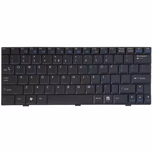 کیبرد لپ تاپ ام اس آی U100 مشکی