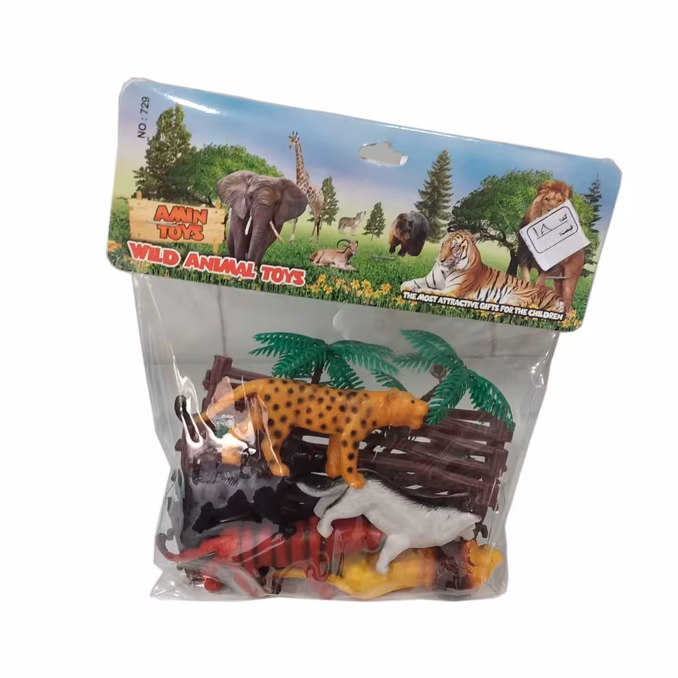 18-ست حیوانات مدل وحشی