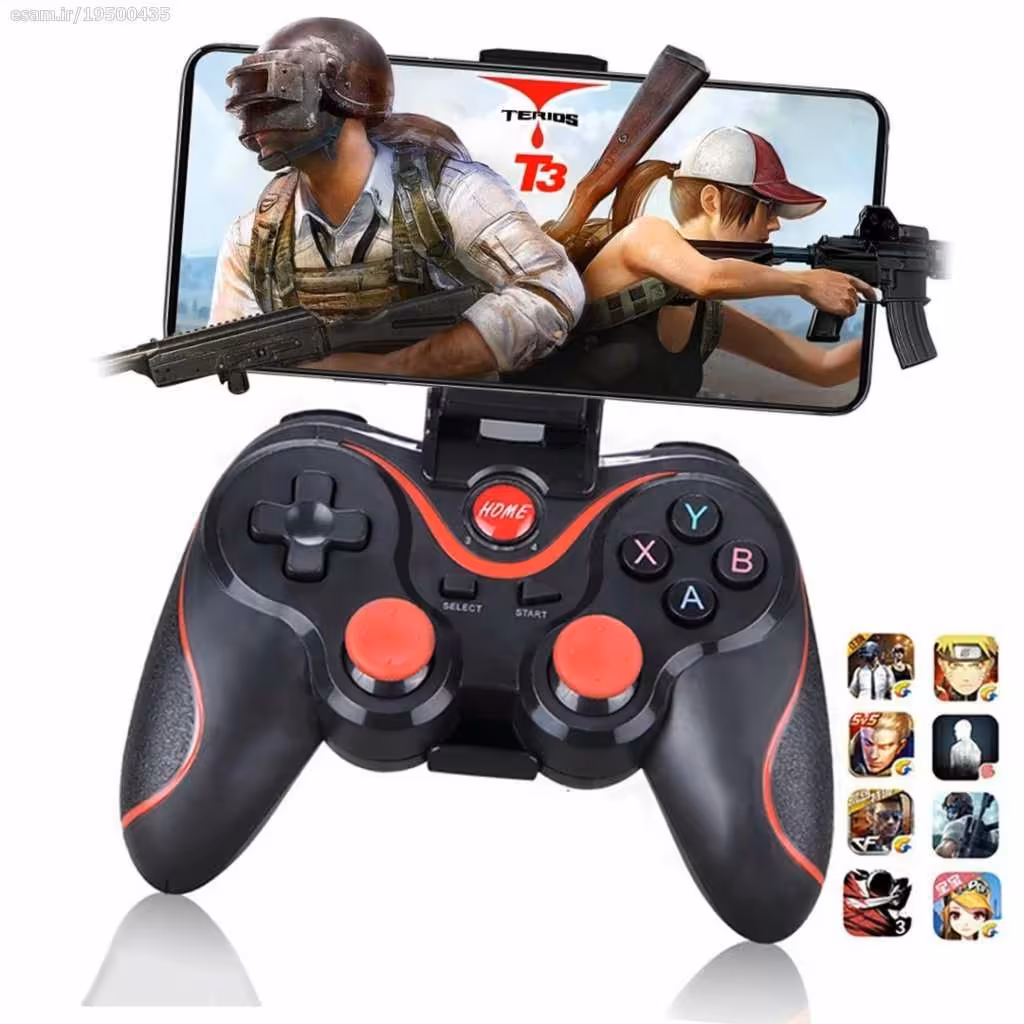 دسته بازی بلوتوثی ترایس مدل T-3 مناسب تمامی گوشی های اندروید