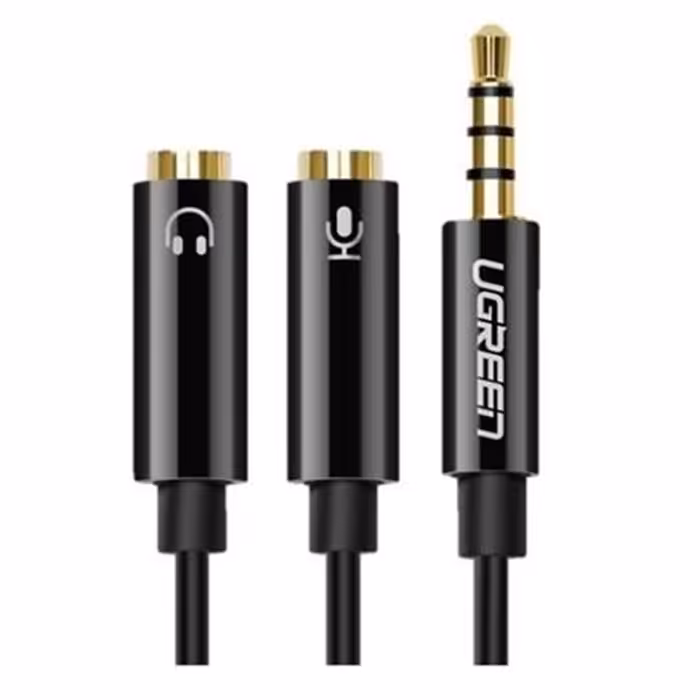 کابل تبدیل 1 به 2 AUX یوگرین مدل AV141