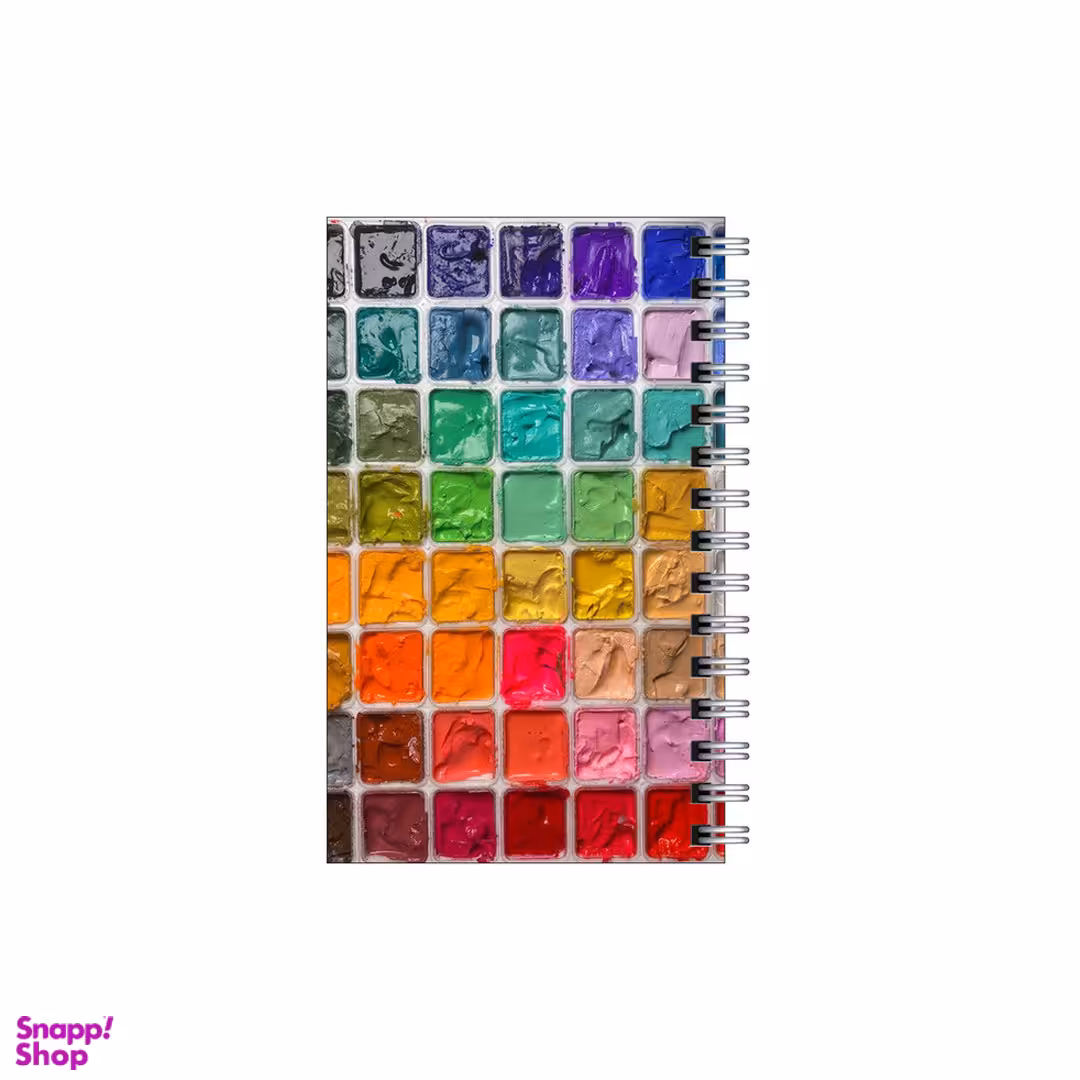 دفترچه یادداشت 60 برگ مدل to do list طرح پترن پالت رنگ کد 4034424