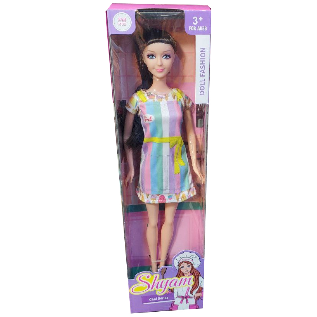 عروسک دخترانه خانه دار کد 001
