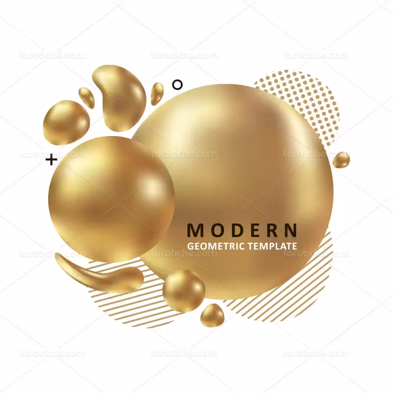 بک گراند انتزاعی مدرن طلایی | گرافیک با طعم تربچه