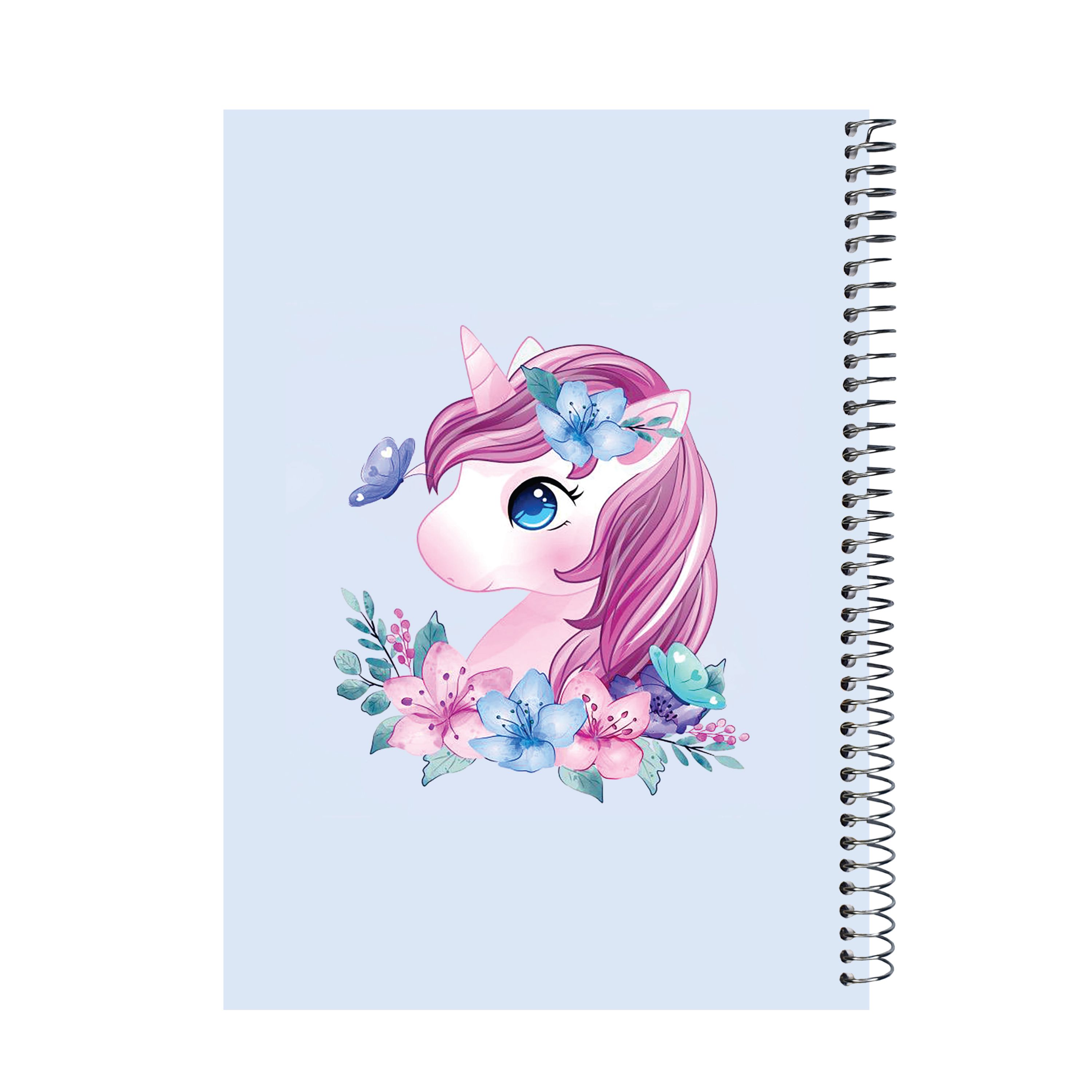 دفتر مشق 60 برگ پدیده نقش طرح Unicorn کد 03