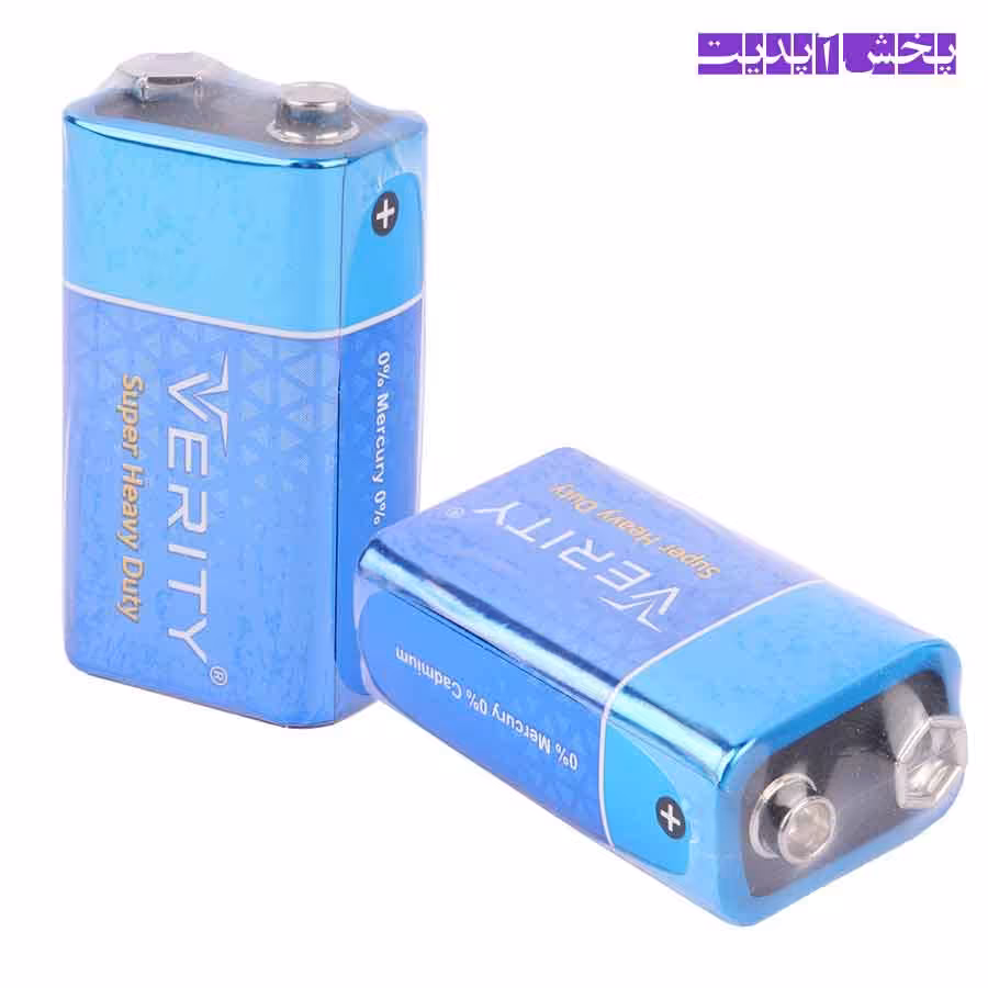 باتری کتابی وریتی Verity Super Heavy Duty 6F22 9V شرینک
