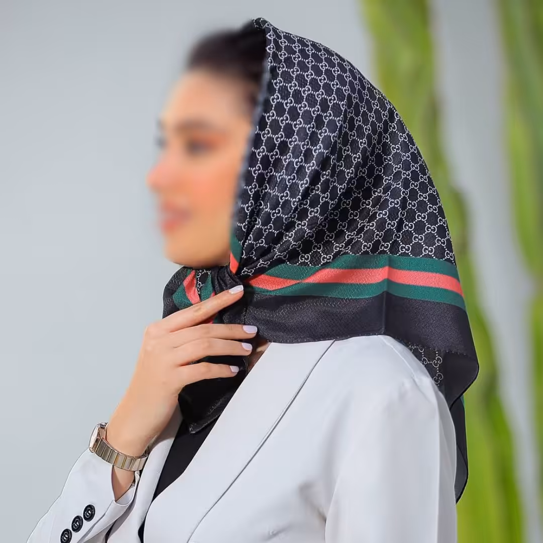 باندانا یا مینی اسکارف نخی طرح گوچی ارسال رایگان 