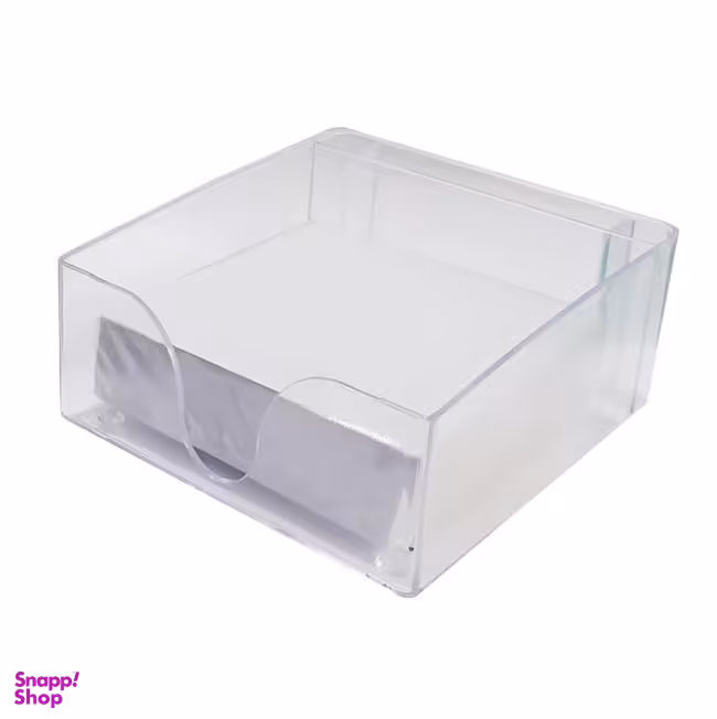 جای کاغذ یادداشت شفاف همراه با یک بسته کاغذ یادداشت