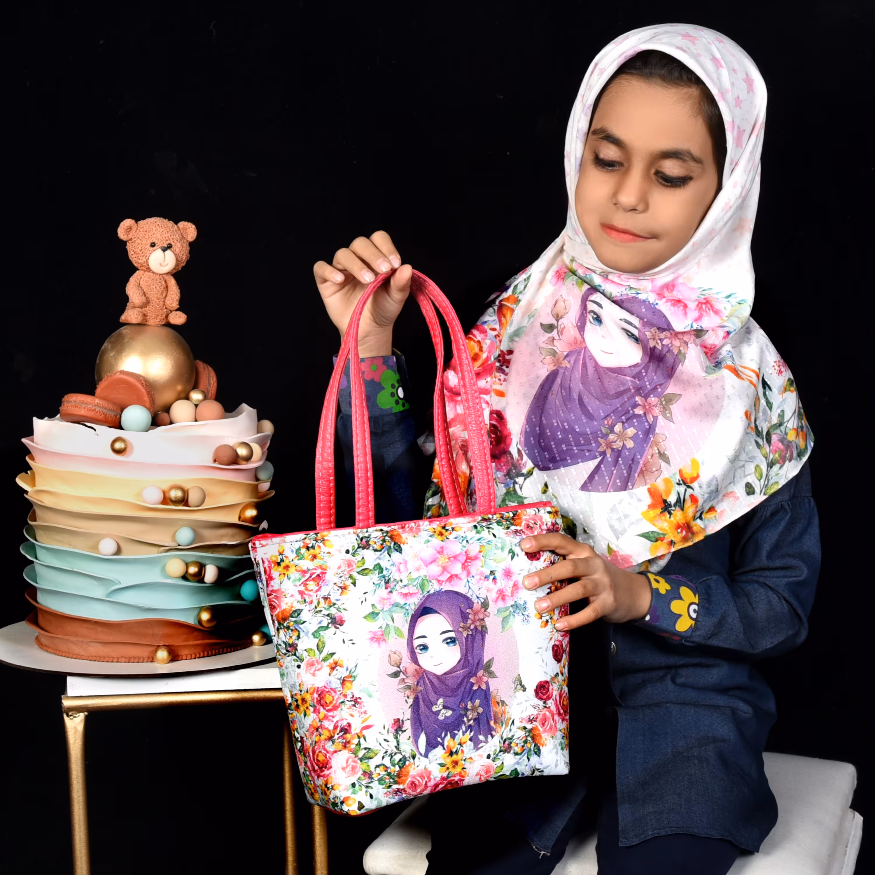 ست کیف و روسری دخترانه مذهبی یاسی 