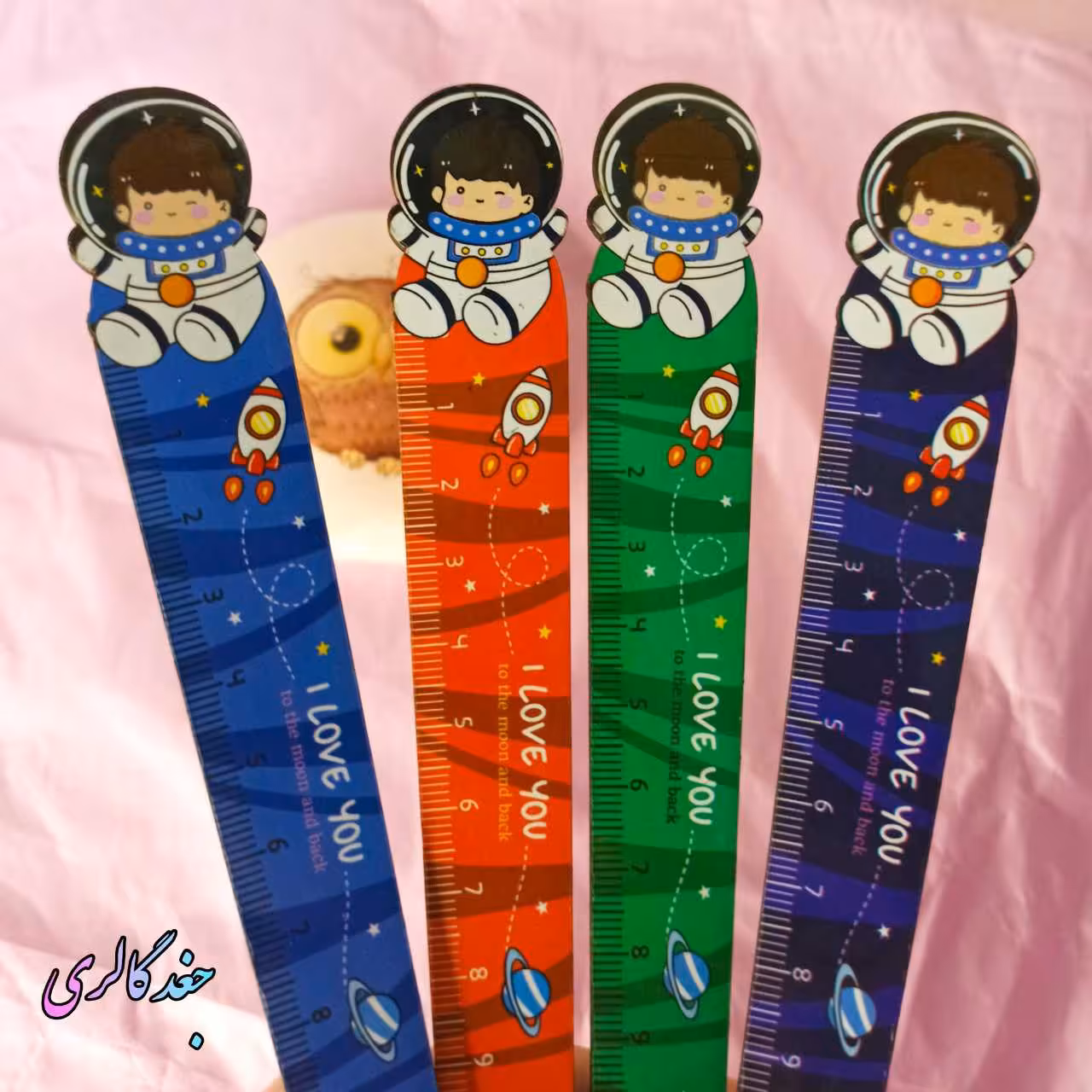 خط کش فانتزی 15 سانتی طرح فضانورد