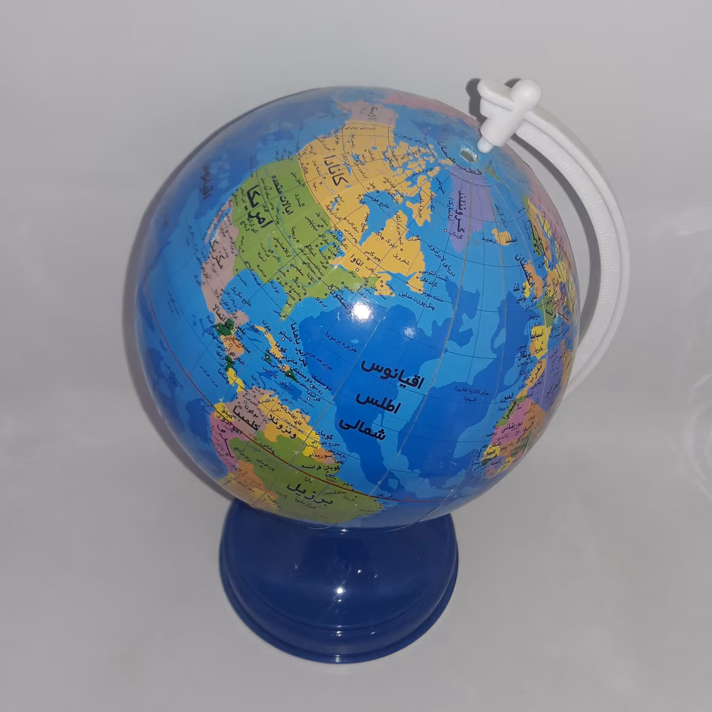 کره جغرافیایی متوسط سایز 16 پایه دار 