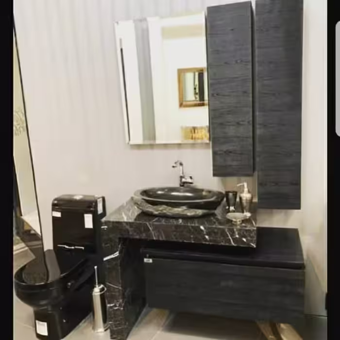 روشویی کابینتی سنگی مدل الدونا 90 ارسال امن سریع با بیمه به شهرستان