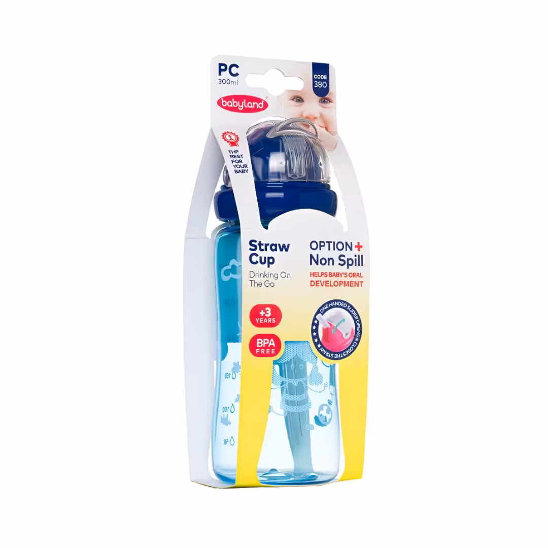 قمقمه نی‌دار کودک بیبی لند مدل 380