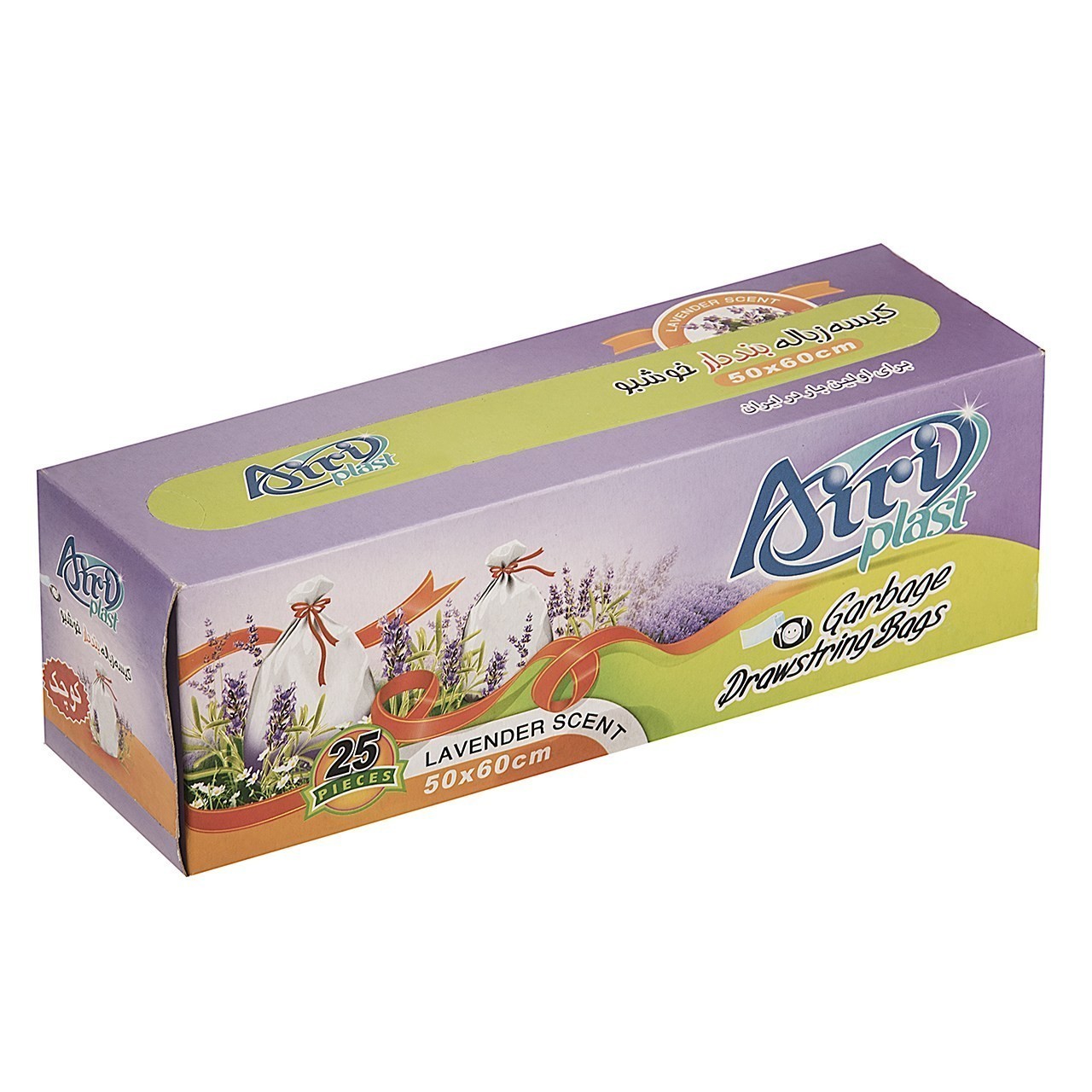 کیسه زباله آیری پلاست مدل Lavender Scent - رول 25 عددی | فروشگاه اینترنتی تاتا کالا