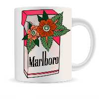 ماگ سرامیکی طرح marlboro