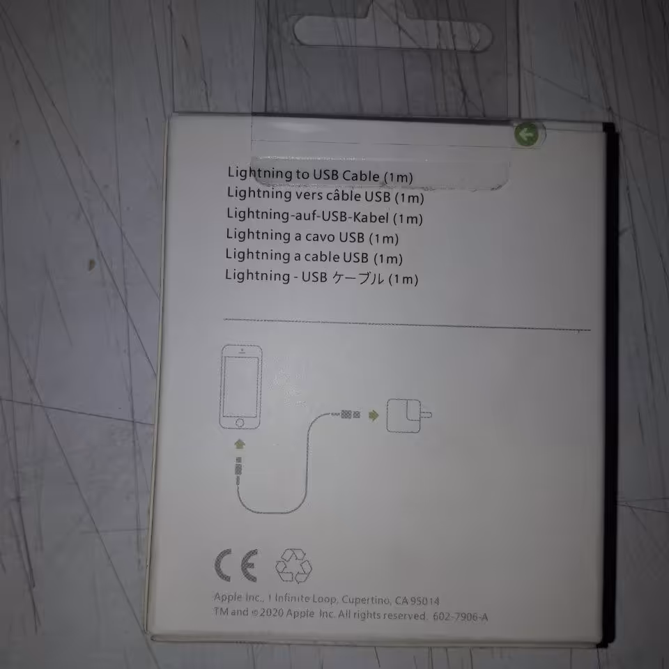  لایتنینگ به پورت یو اس بی Lightning to USB Cable (1 m)