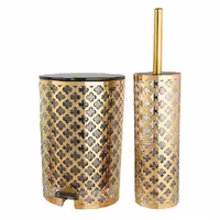 ست سطل و فرچه لیمون مدل چاپدار