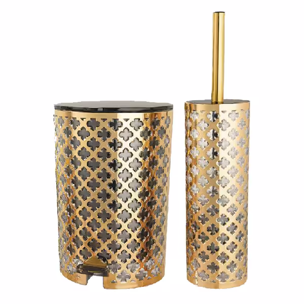 ست سطل و فرچه لیمون مدل چاپدار