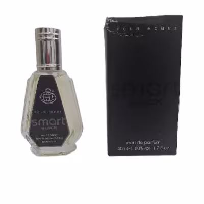 ادو پرفیوم مردانه فراگرنس ورد مدل اسمارت بلک حجم 50 میل