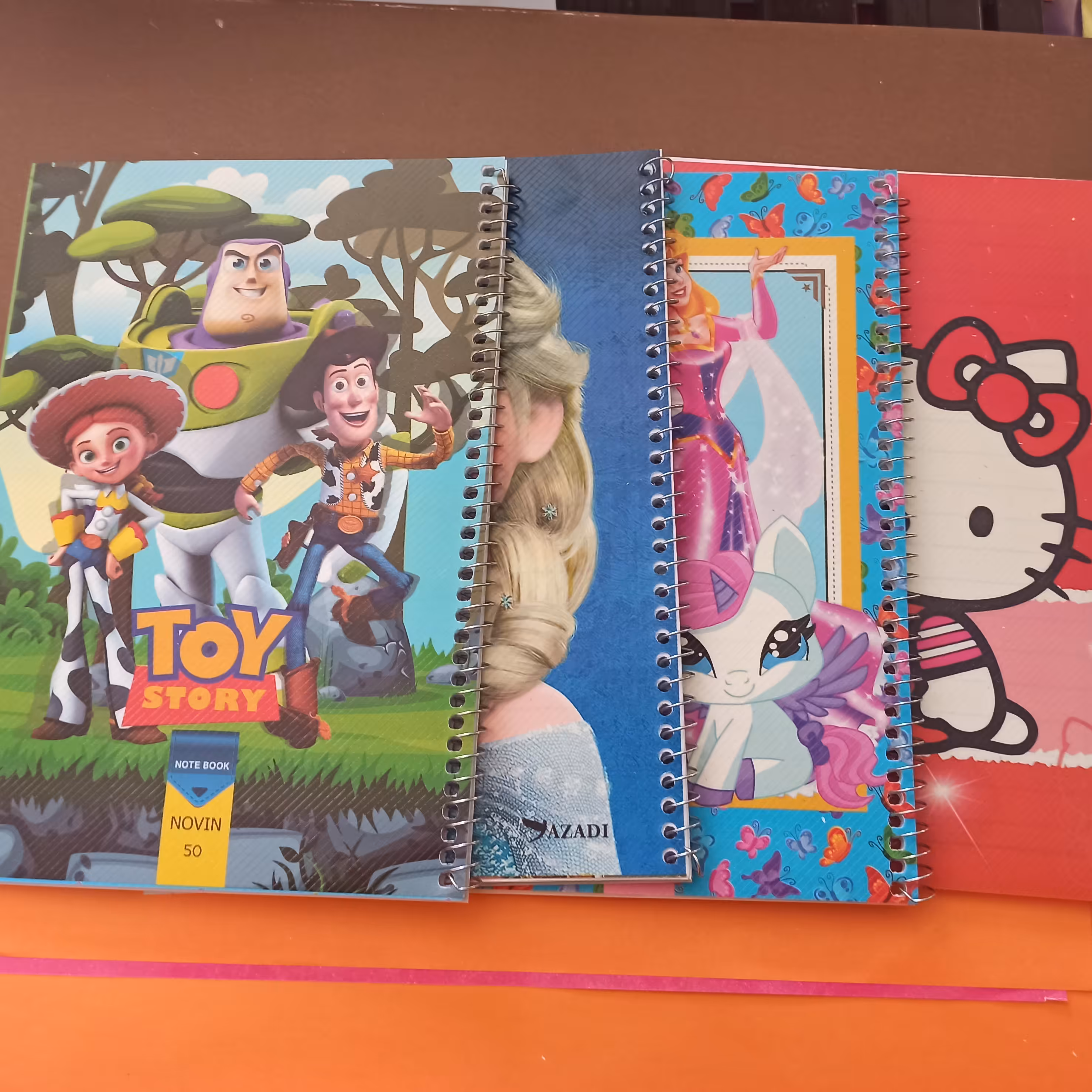 دفتر 50 برگ فنر دار 