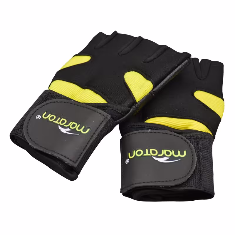 دستکش بدنسازی مردانه ماراتن SMART زرد