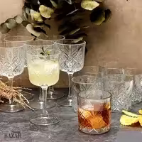 ست گیلاس و نیم لیوان تایملس 6 عددی پاشاباغچه کد 96790