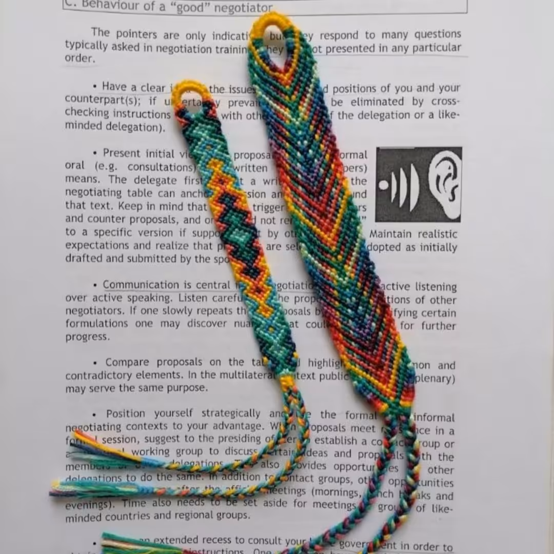 دستبند  تیغ ماهی و  لوزی 