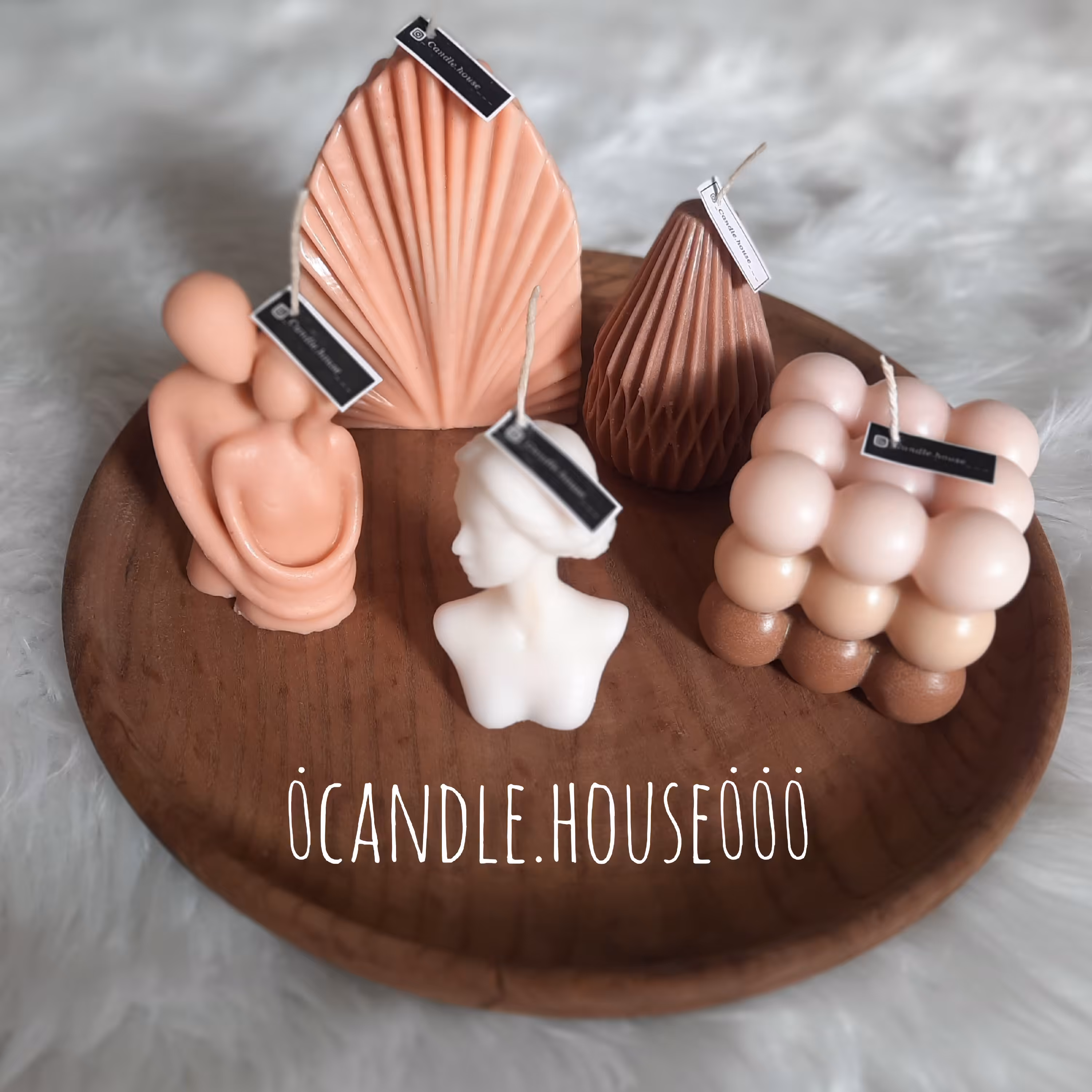 شمع دکوراتیو منزل سفارشی