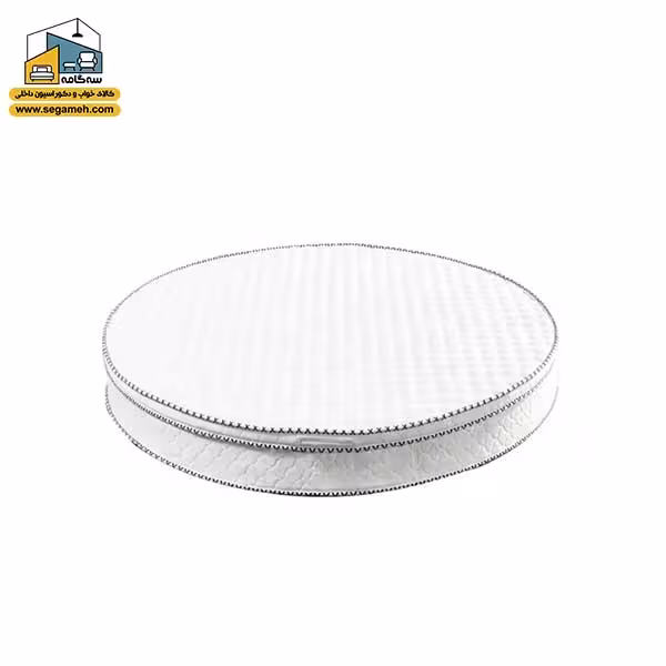 تشک گرد رویال مدل طبی فنری پددار - فروشگاه سه گامه