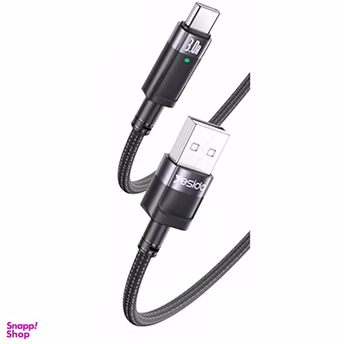 کابل تبدیل USB به TYPE-C یسیدو CA123 طول 1.2 متر