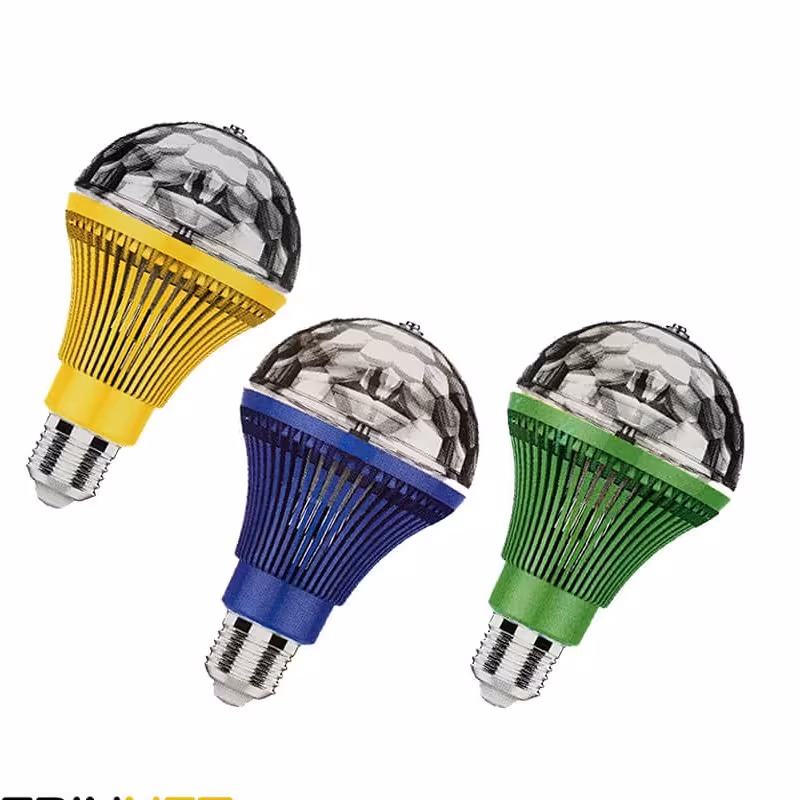 لامپ رقص نور گردان 3 وات مناسب نورپردازی جشن با قیمت بسیار پایین 