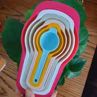 پیمانه پلاستیکی 6عددی