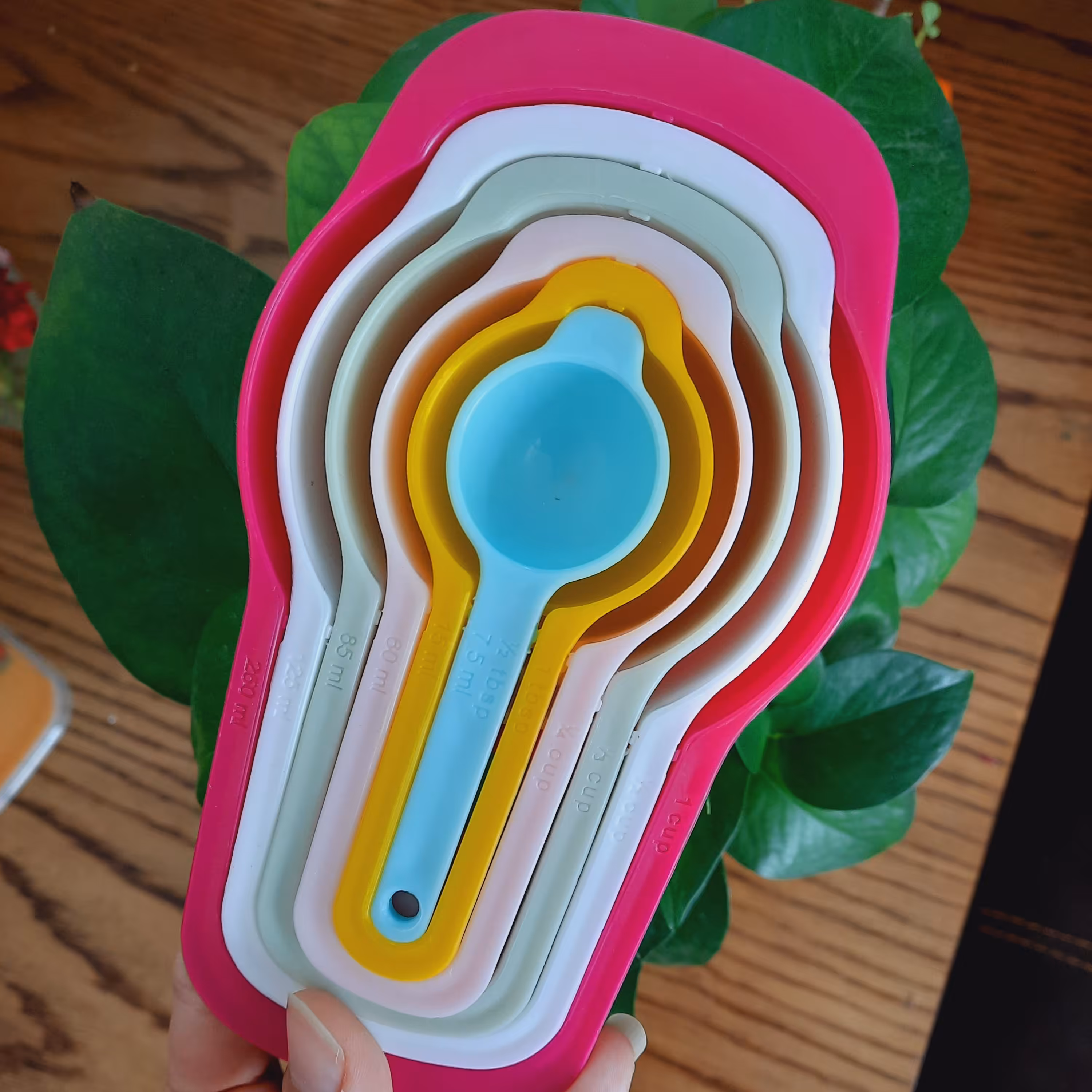 پیمانه پلاستیکی 6عددی