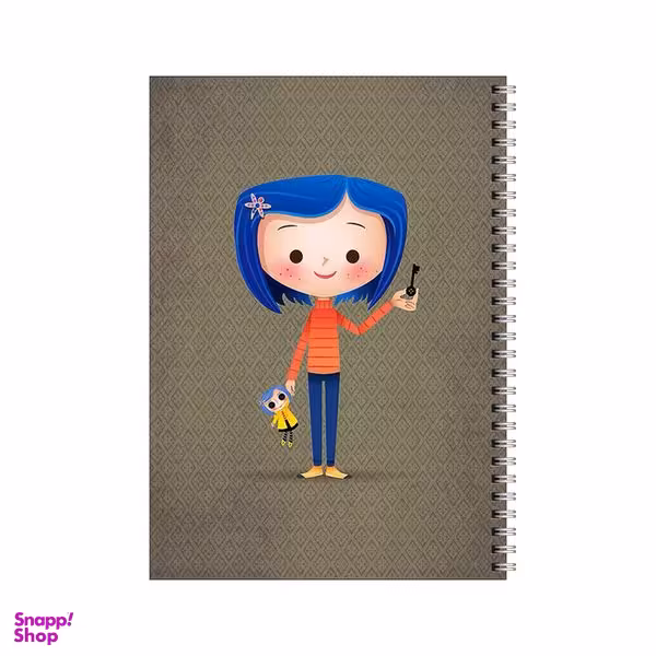 دفتر مشق 50 برگ بامبیلیپ طرح انیمیشن کورالین کد 5297187