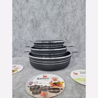ماهیتابه 3 عددی  گرانیتی آپادانا (سایز بزرگ)