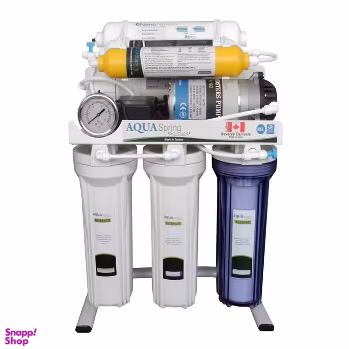 دستگاه تصفیه کننده آب خانگی آکوآ اسپرینگ مدل RO-S7-NATURE1200