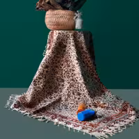 سفره قلمکاری طرح بادامی 