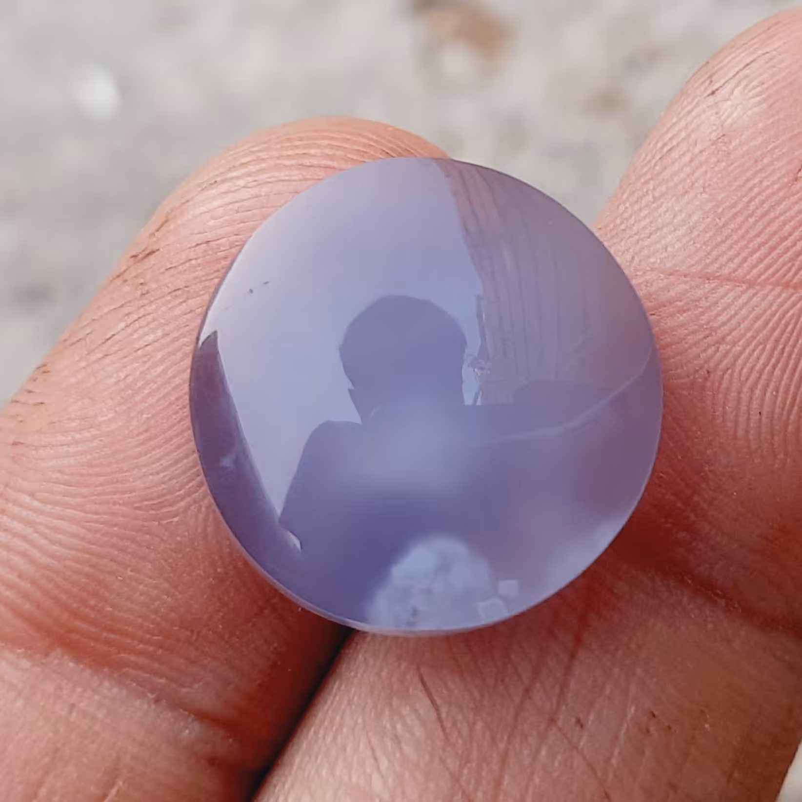 عقیق کبودطبیعی گرد