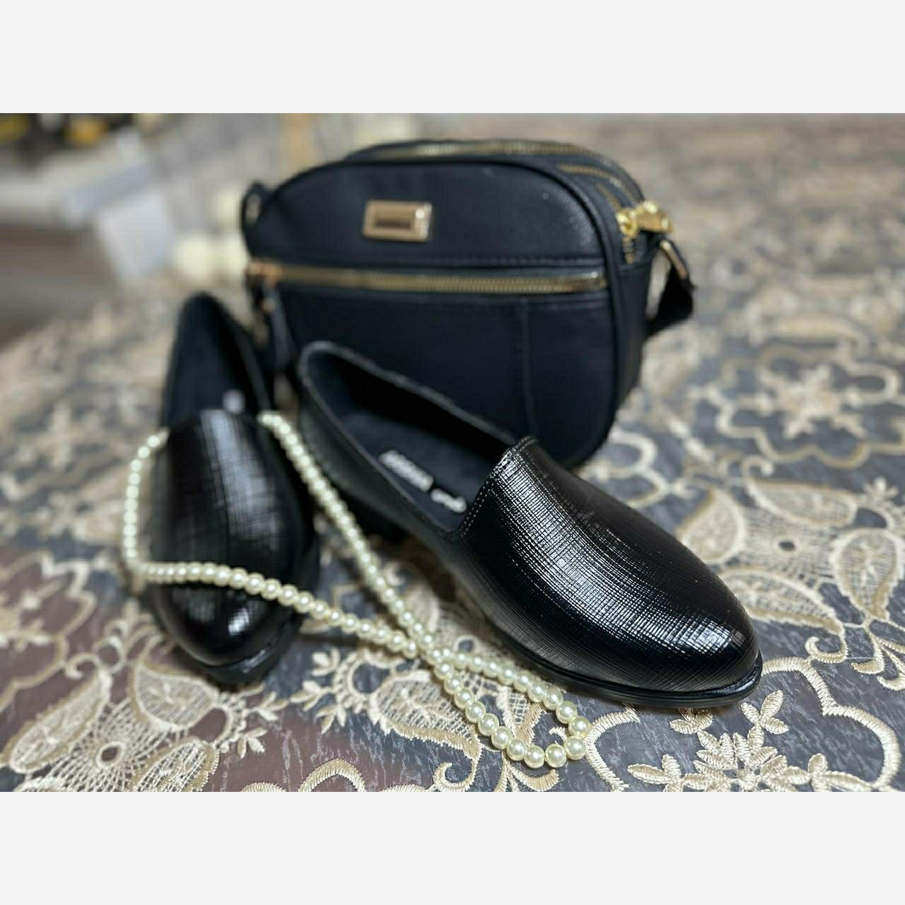 ست کیف و کفش زنانه دخترانه مدل طناز kh کیفیت عالی