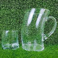 پارچ و لیوان کوتاه ترکیه برند پاشاباغچه مدل پنگوئن کد 42542 ارسال رایگان