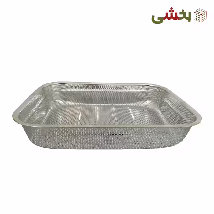 آبکش پانچ استیل مدل مستطیل تکی (بزرگ)