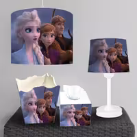 ست اکسسوری اتاق کودک طرح السا و آنا و کریستوف BA-3879