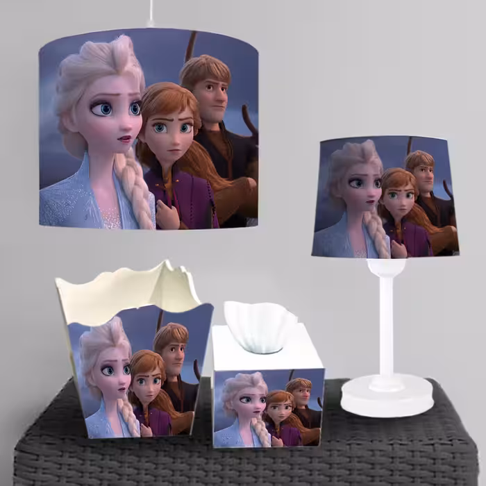 ست اکسسوری اتاق کودک طرح السا و آنا و کریستوف BA-3879