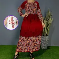 پیراهن ساحلی آستین دار حاشیه دار نخی(ارسال رایگان)فری سایز مناسب برای سایزهای 38تا 48 مناسب بارداری ساحلی نخی آستین دار 