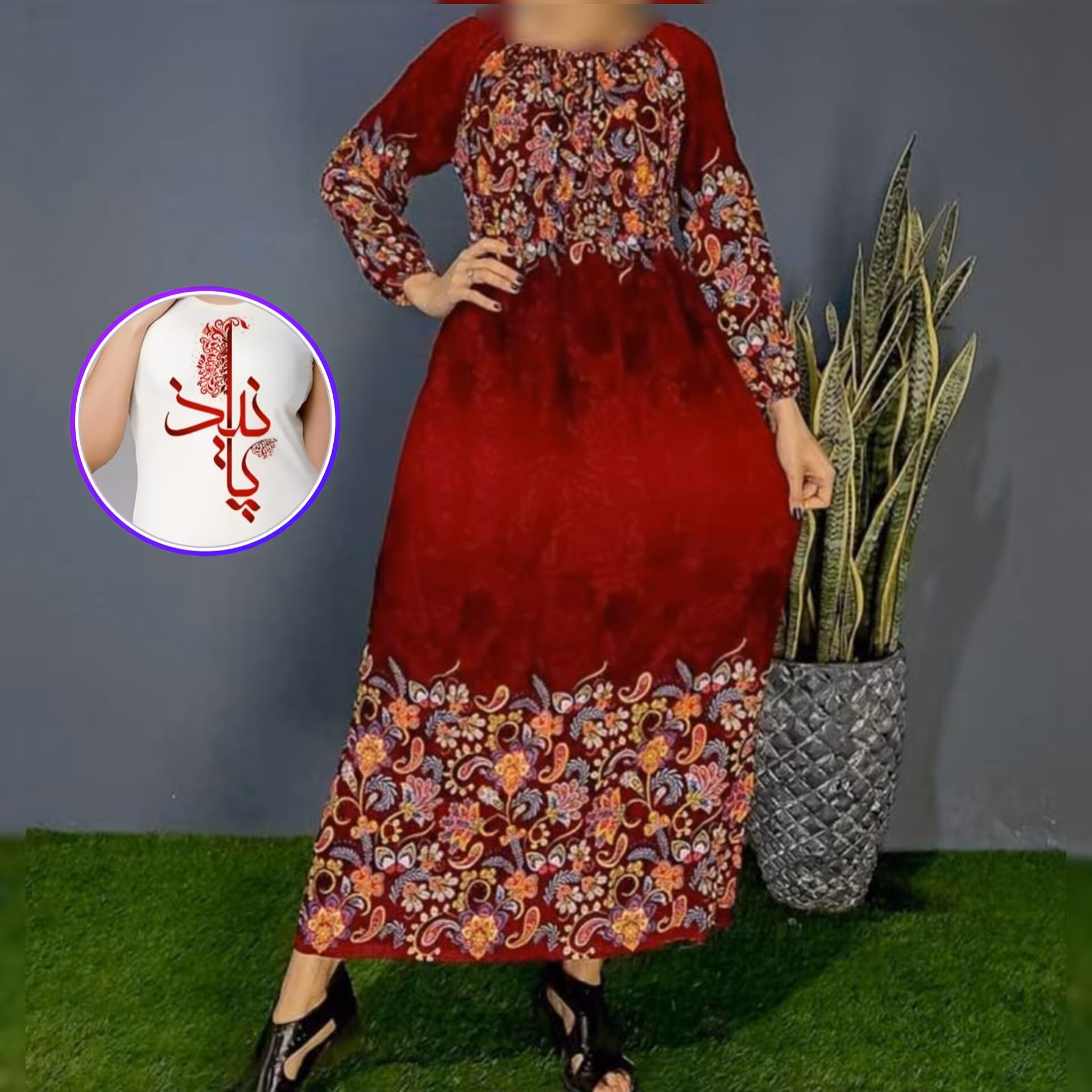 پیراهن ساحلی آستین دار حاشیه دار نخی(ارسال رایگان)فری سایز مناسب برای سایزهای 38تا 48 مناسب بارداری ساحلی نخی آستین دار 