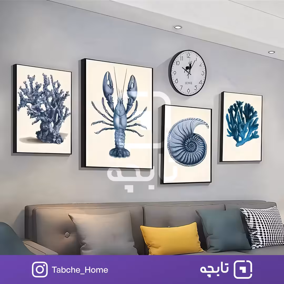 تابلو دیواری اعماقی از اقیانوس