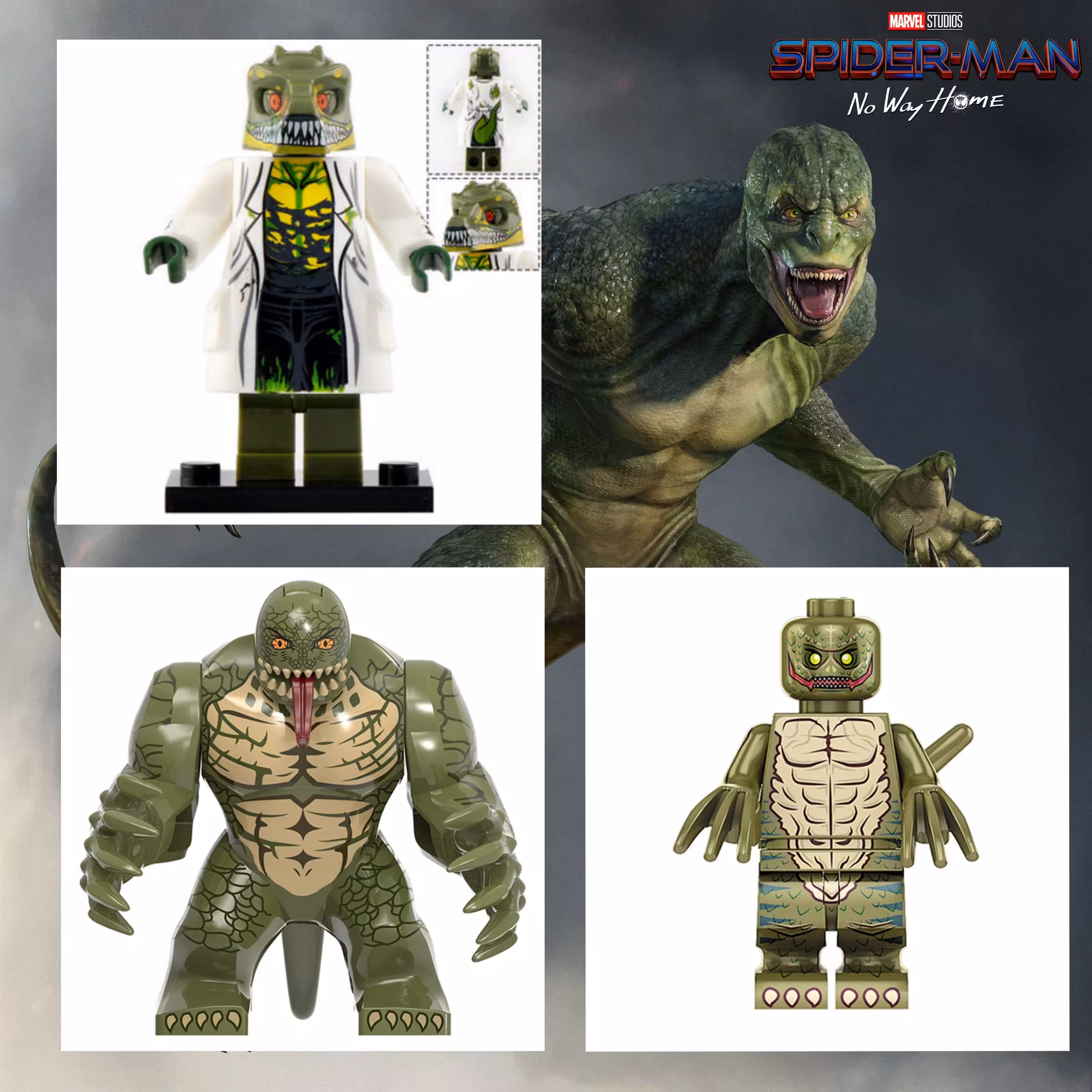 پک کامل سه تایی لگو لیزارد