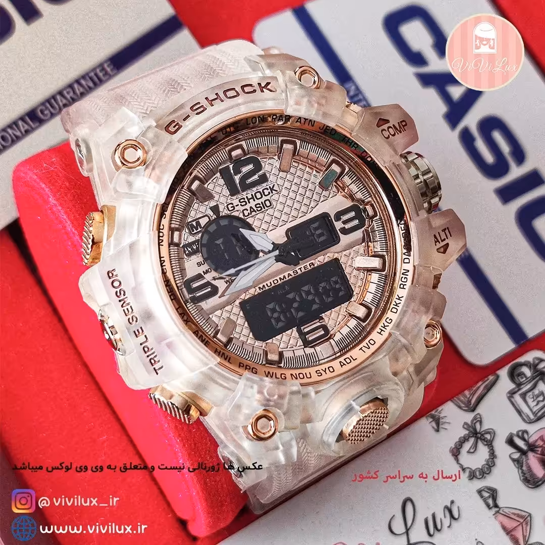 ساعت جیشاک فول امکانات کاسیو کریستالی Casio G-Shock